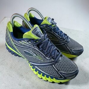 Brooks Ghost 6 Running Sneakers Shoes Green Lace Up Mens 7 / Womens 8.5